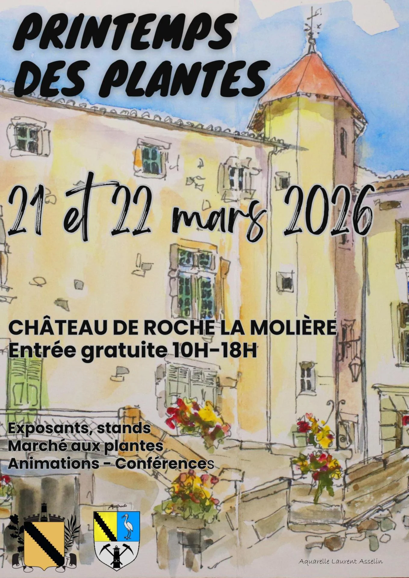 Affiche printemps des plantes